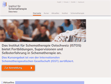 Tablet Screenshot of istos.ch